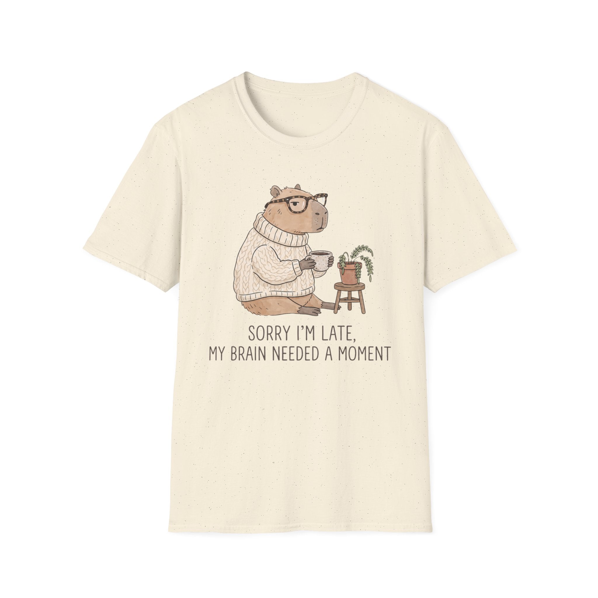 Sorry I'm Late My Brain Need a Moment T-Shirt