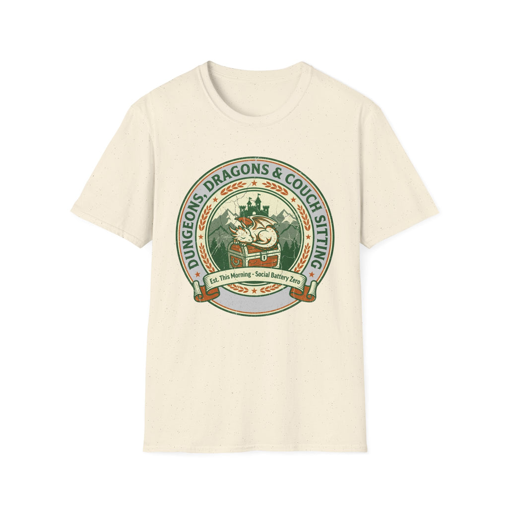 Dungeons, Dragons, & Couch Sitting T-Shirt