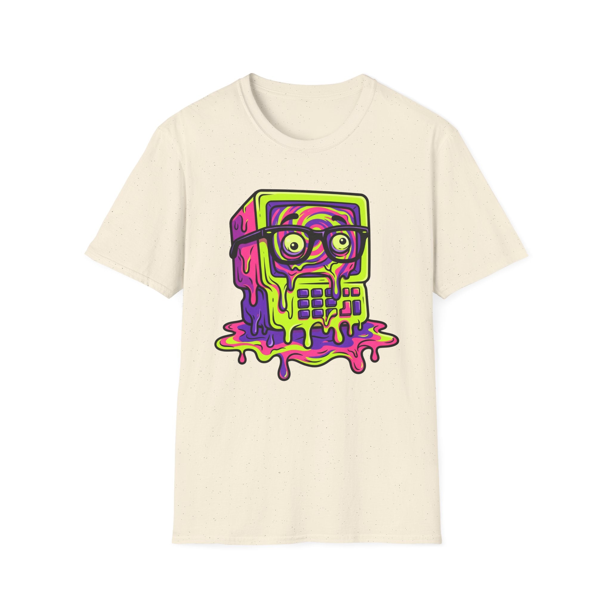 Neon Retro Nerd  T-Shirt