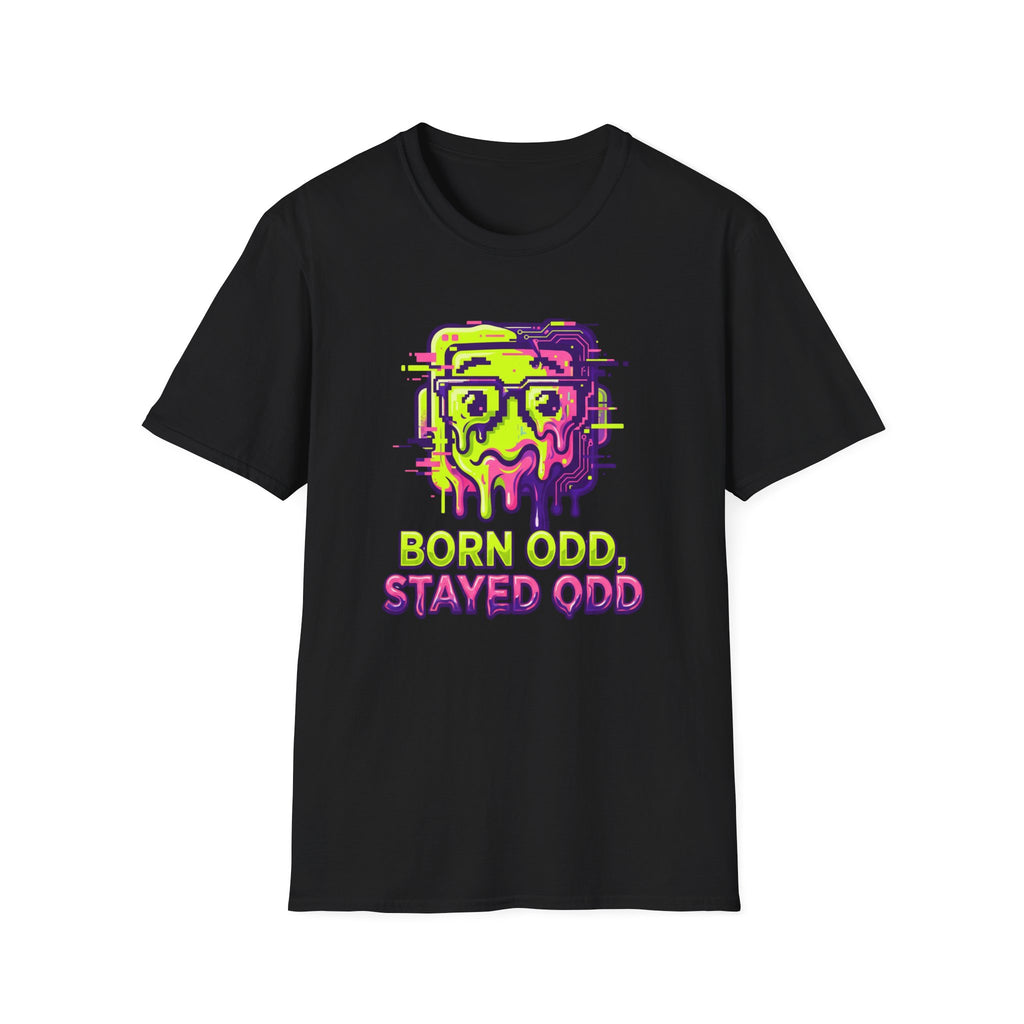 Born Odd, Stayed Odd, Neon Melt T-Shirt
