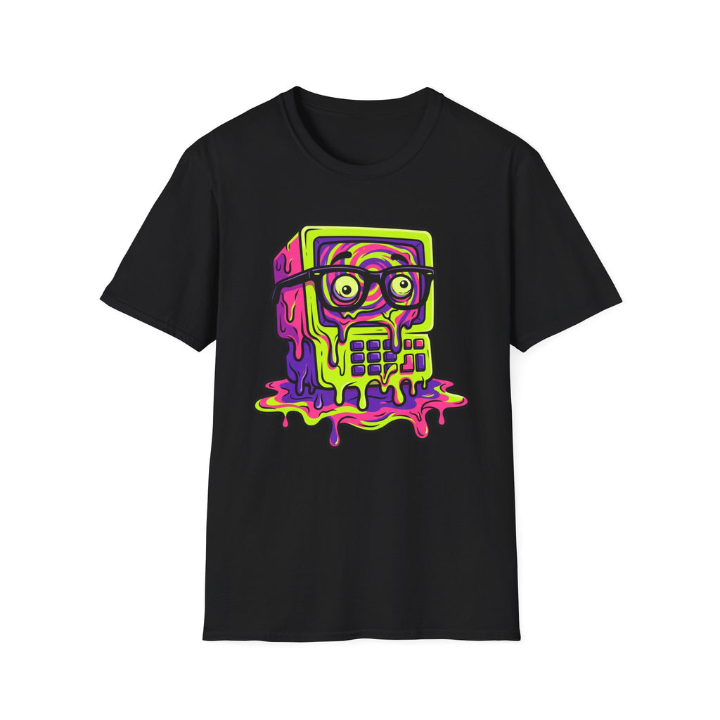 Neon Retro Nerd  T-Shirt