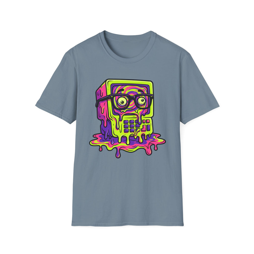 Neon Retro Nerd  T-Shirt