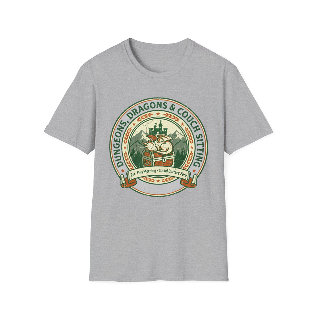 Dungeons, Dragons, & Couch Sitting T-Shirt