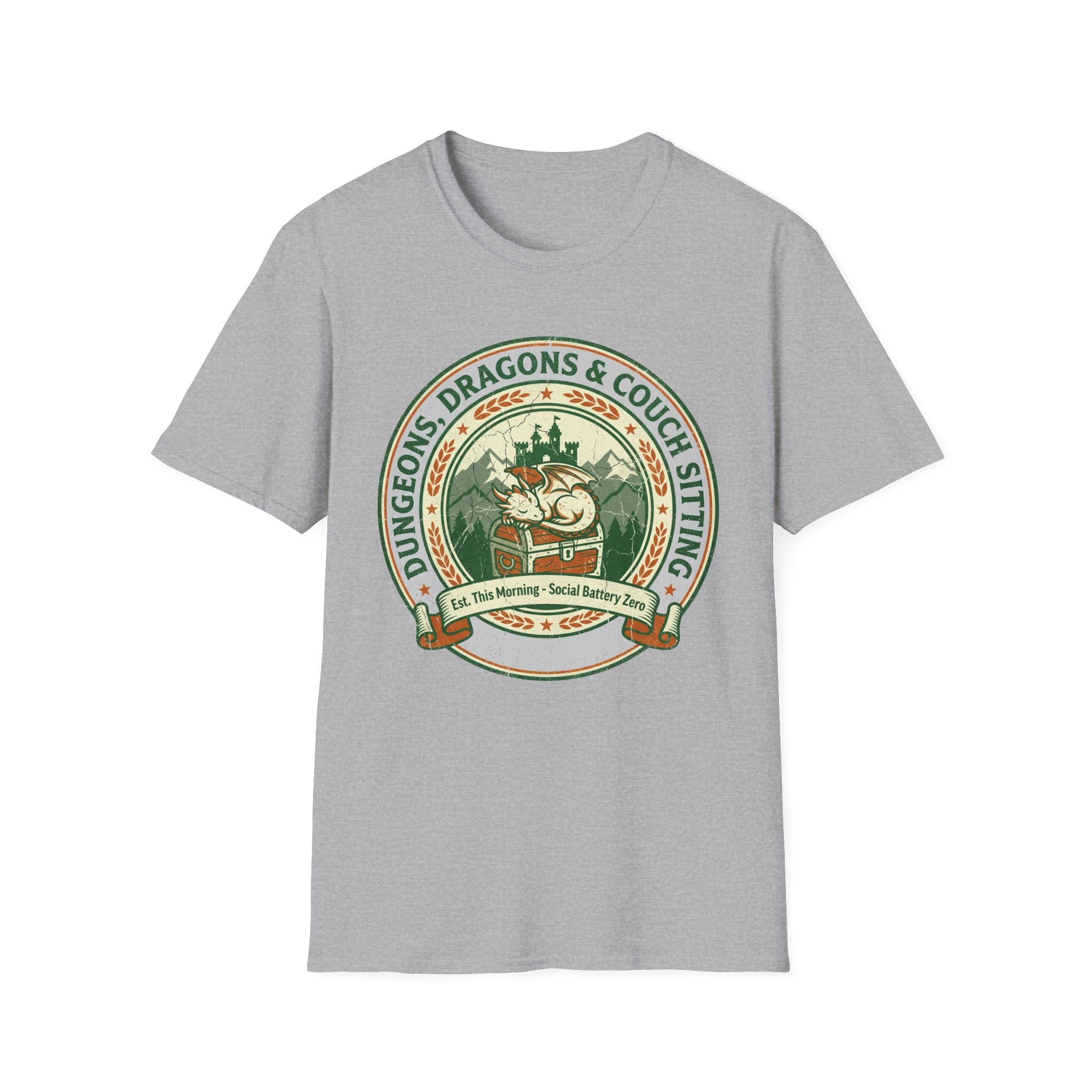 Dungeons, Dragons, & Couch Sitting T-Shirt