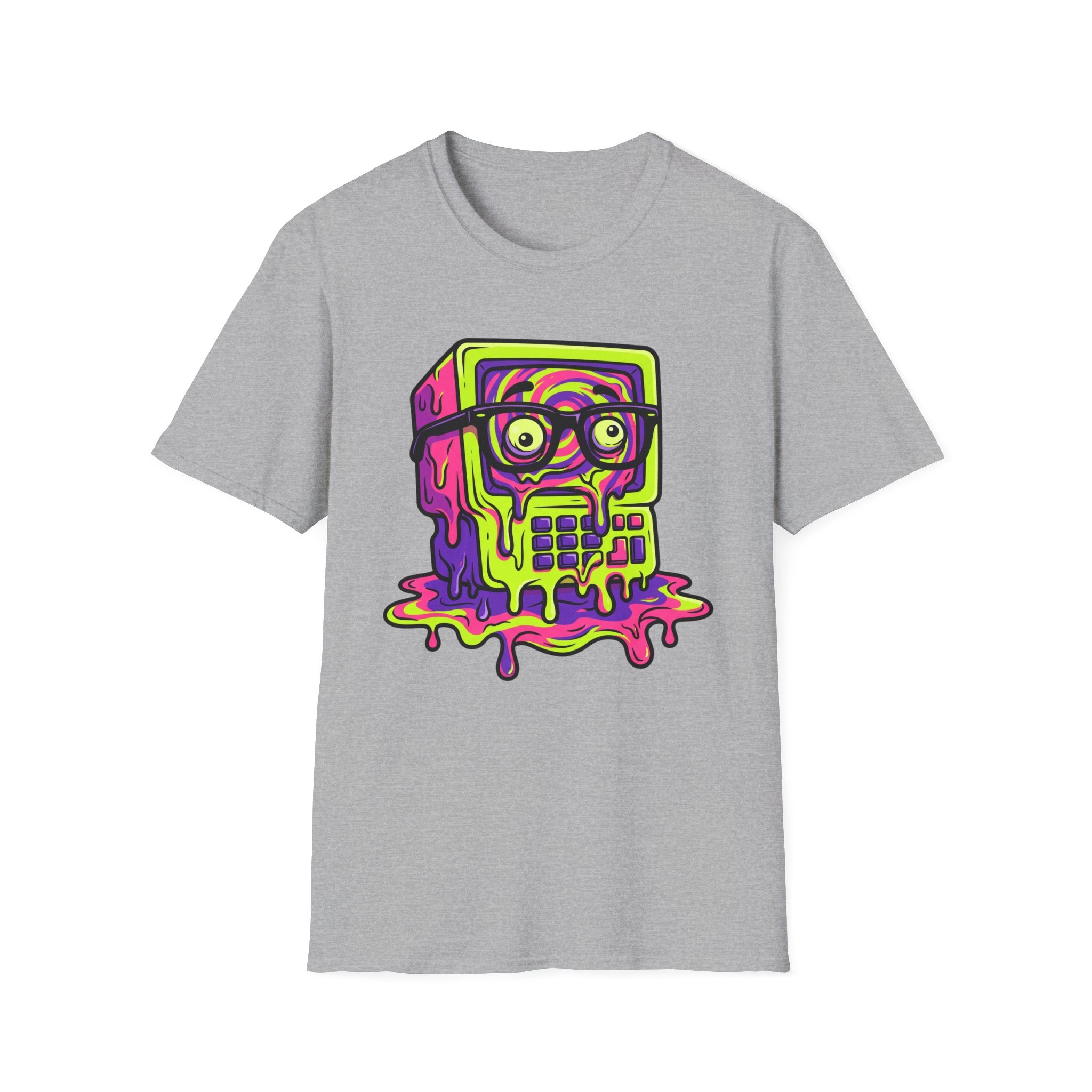 Neon Retro Nerd  T-Shirt