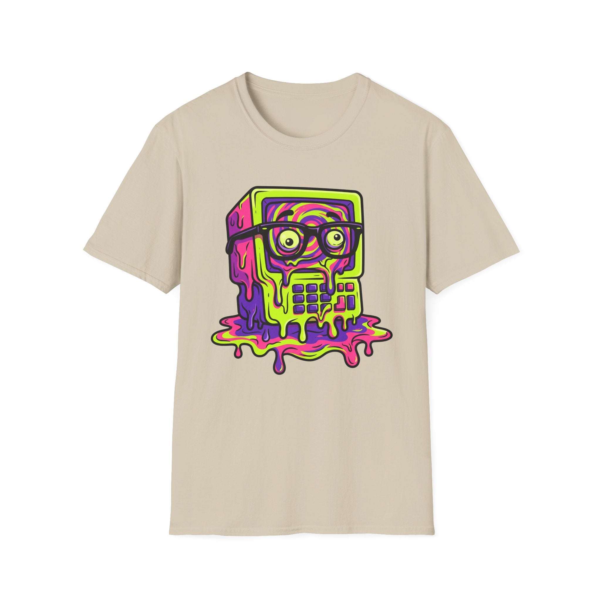 Neon Retro Nerd  T-Shirt