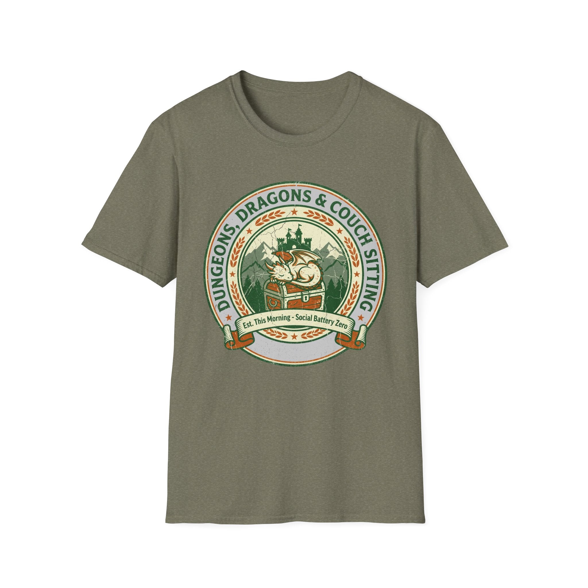 Dungeons, Dragons, & Couch Sitting T-Shirt