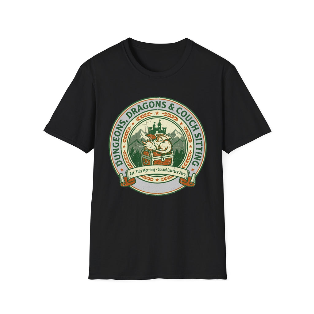 Dungeons, Dragons, & Couch Sitting T-Shirt