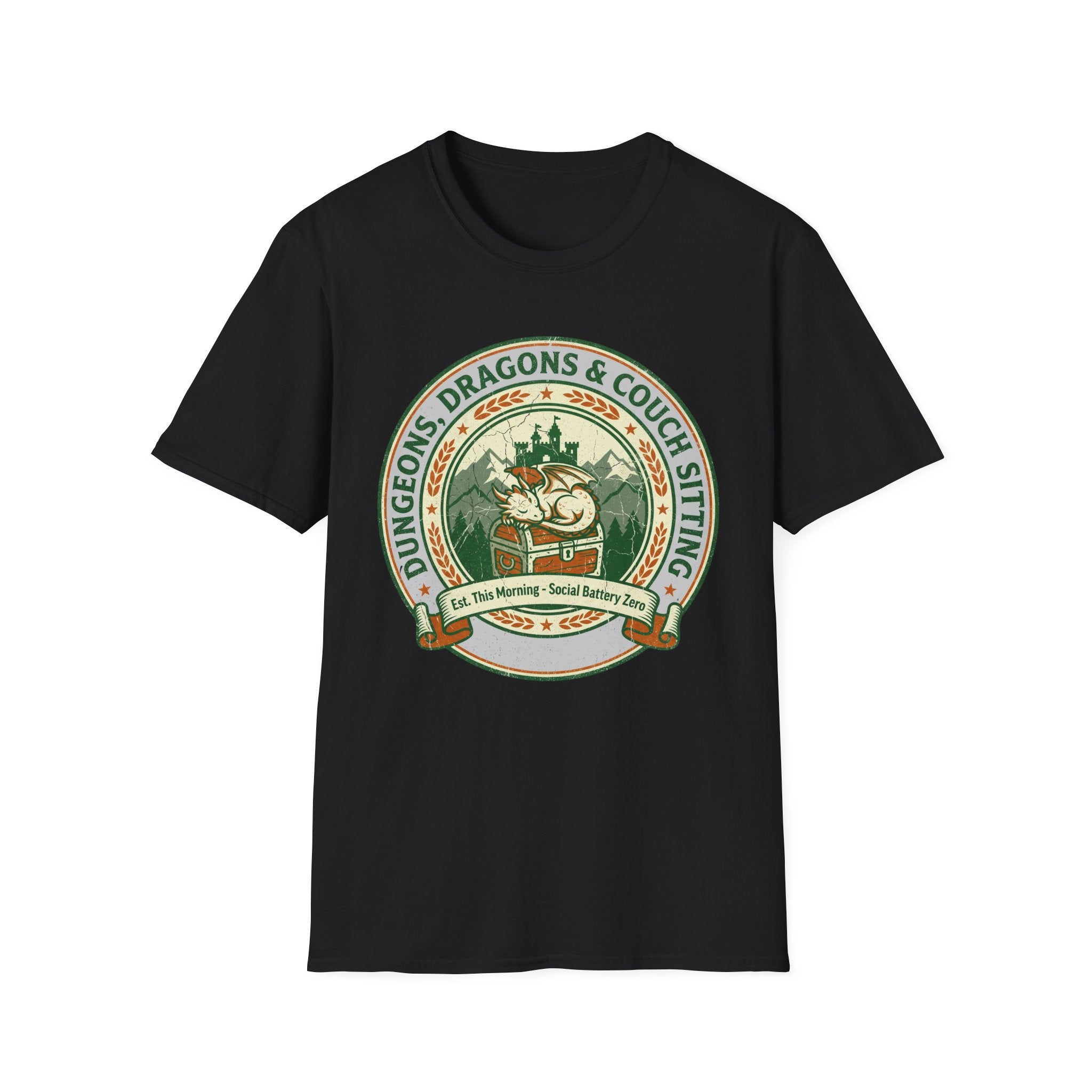 Dungeons, Dragons, & Couch Sitting T-Shirt