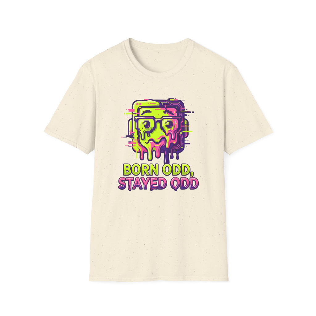 Born Odd, Stayed Odd, Neon Melt T-Shirt