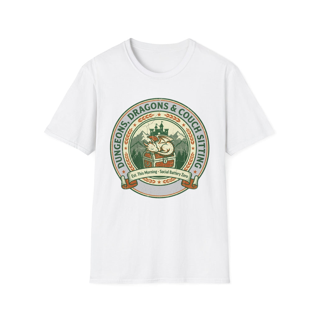 Dungeons, Dragons, & Couch Sitting T-Shirt