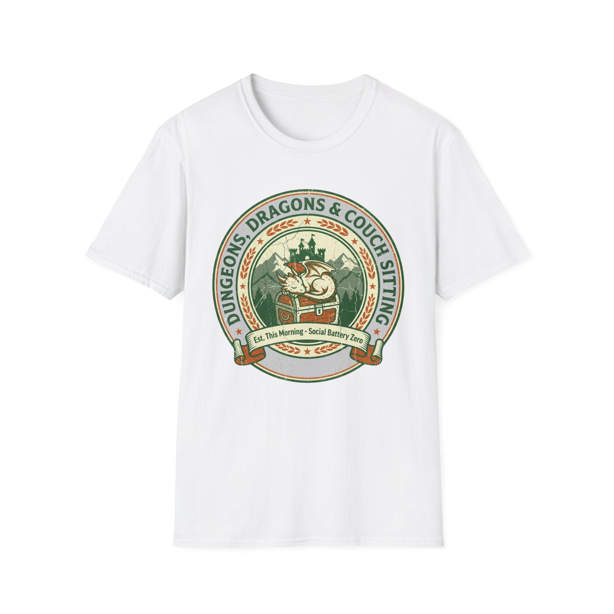Dungeons, Dragons, & Couch Sitting T-Shirt
