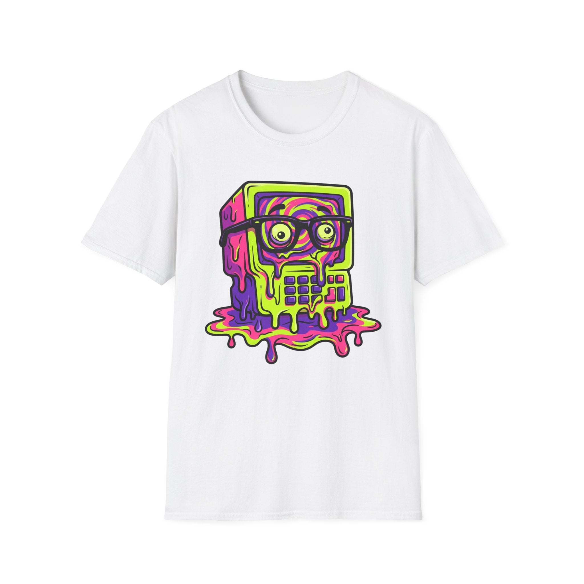 Neon Retro Nerd  T-Shirt