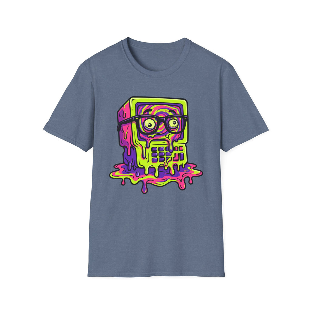 Neon Retro Nerd  T-Shirt