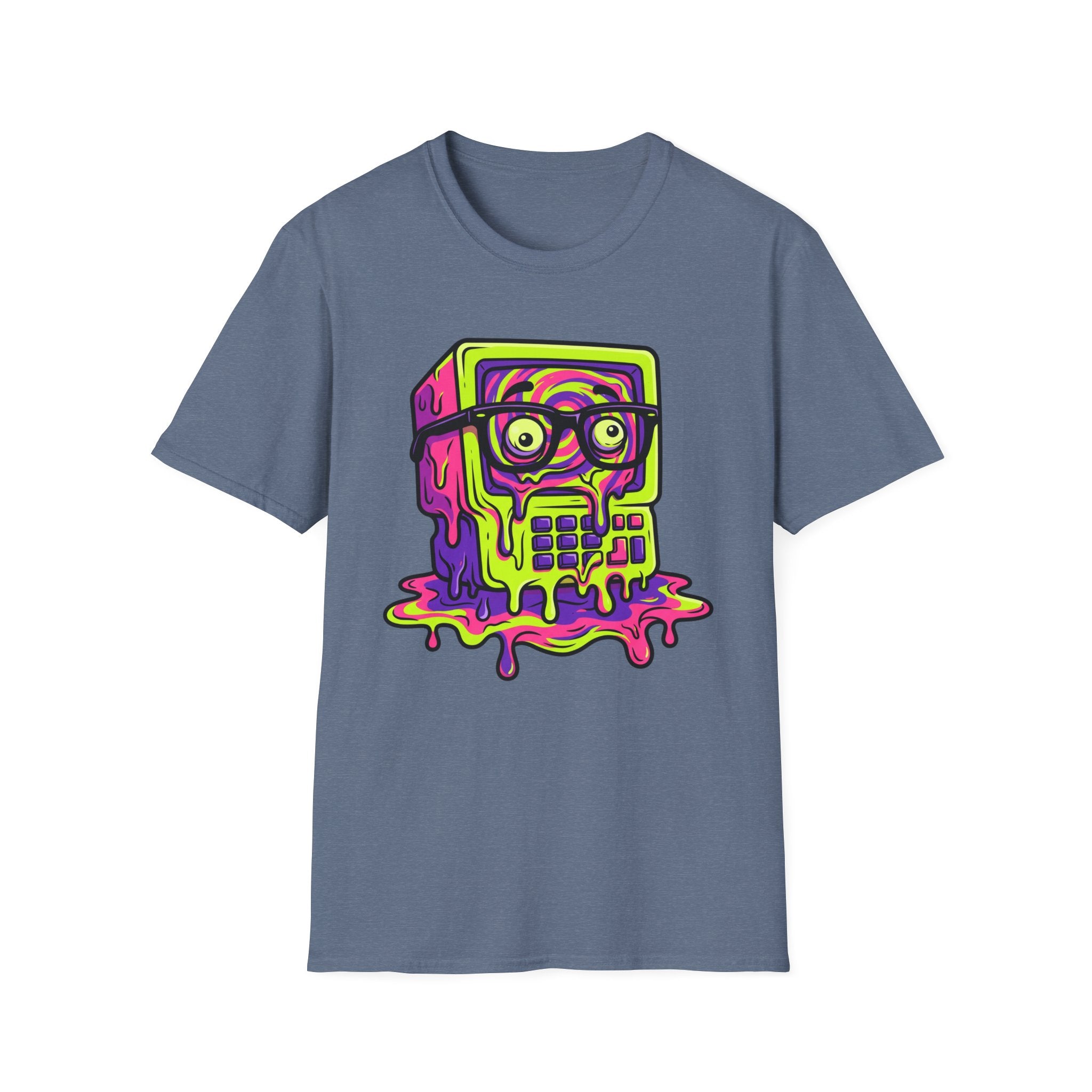 Neon Retro Nerd  T-Shirt